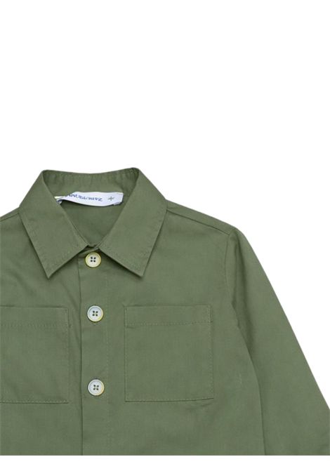 Green cotton baby shirt Manuel Ritz | 34699VERDE