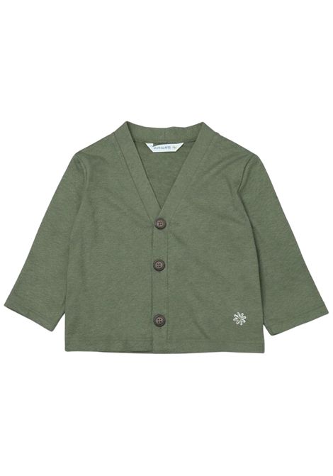 Cardigan neonato in lino e cotone Manuel Ritz | 3472VERDE