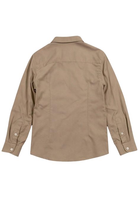 Camicia bambino in lino e viscosa Manuel Ritz | 3478SABBIA