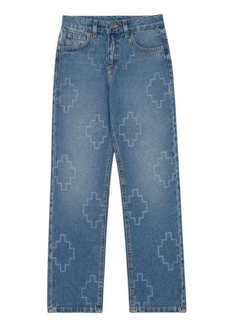 Jeans bambino in cotone denim MARCELO BURLON | BDP002DENIM