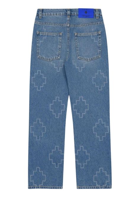 Jeans bambino in cotone denim MARCELO BURLON | BDP002DENIM