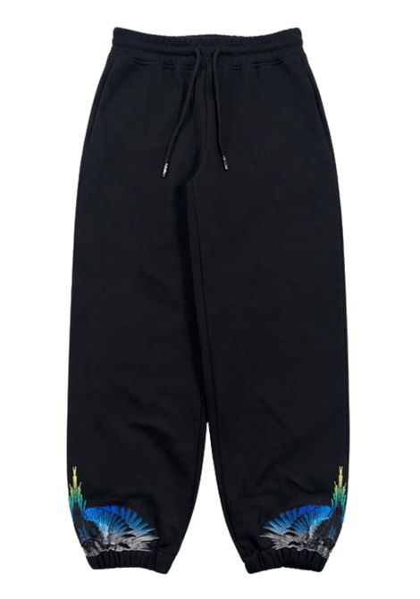 Pantalone bambino nero in cotone MARCELO BURLON | BFP015NERO