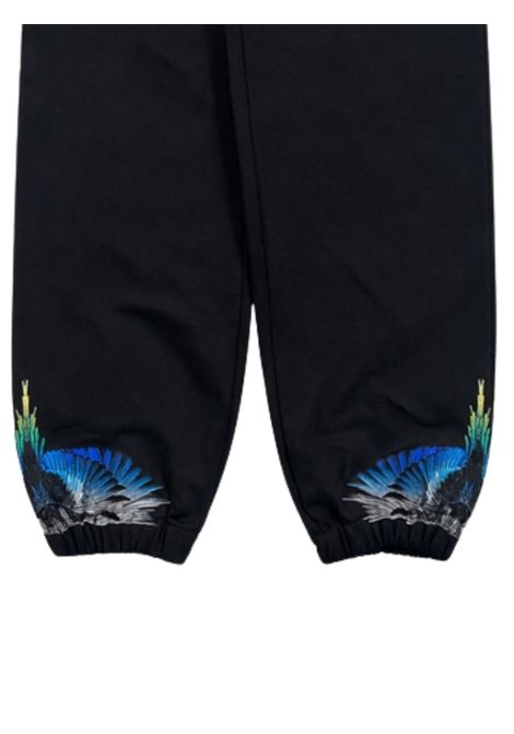 Pantalone bambino nero in cotone MARCELO BURLON | BFP015NERO