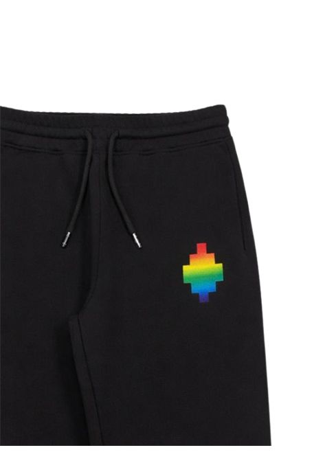 Pantalone bambino nero in cotone MARCELO BURLON | BFP032NERO