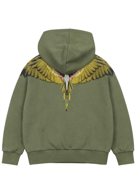 Felpa bambino verde in cotone MARCELO BURLON | BHS022VERDE