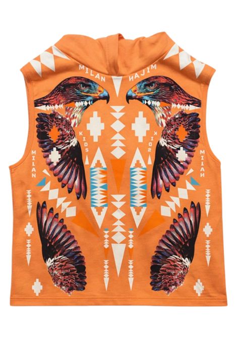 Felpa bambino pesca in cotone MARCELO BURLON | BHS045PESCA