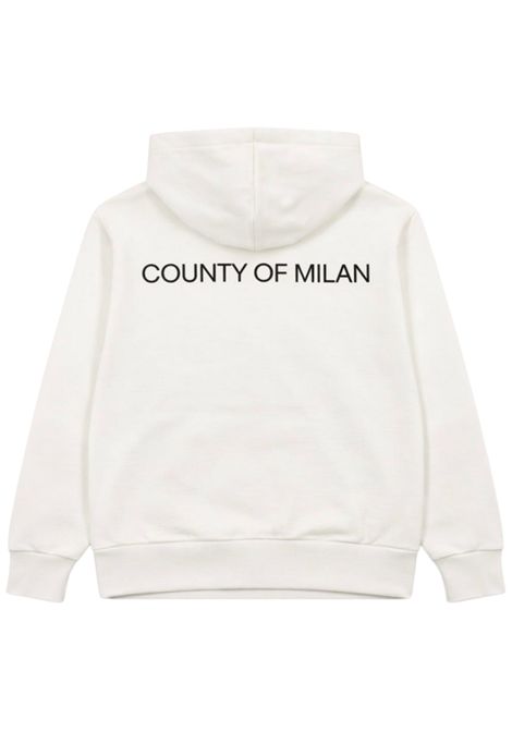 Felpa bambino bianca in cotone MARCELO BURLON | BHS046BIANCO