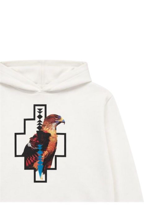 Felpa bambino bianca in cotone MARCELO BURLON | BHS046BIANCO