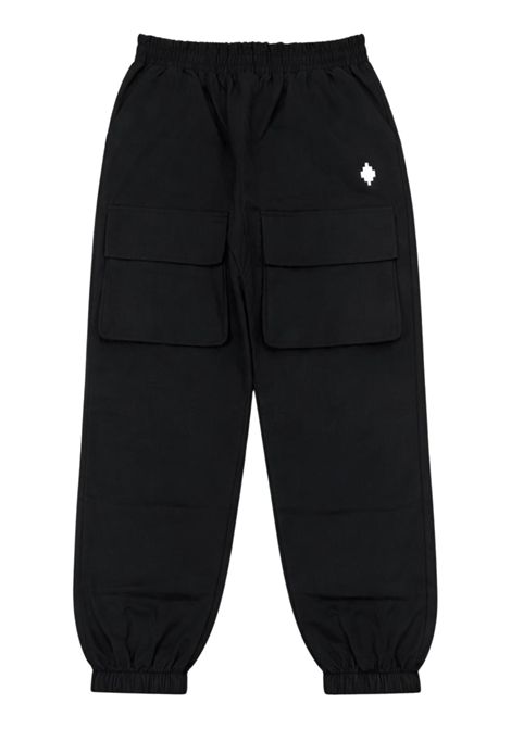 Pantalone unisex nero in nylon MARCELO BURLON | BPA059NERO
