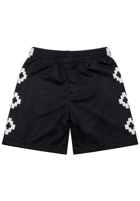 Bermuda bambino nero in nylon MARCELO BURLON | BSH004NERO