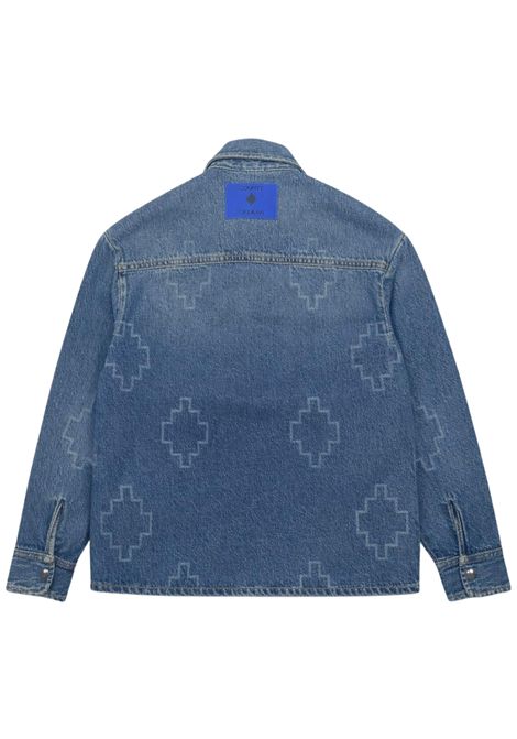 Giubbino unisex in cotone denim MARCELO BURLON | BSI001DENIM
