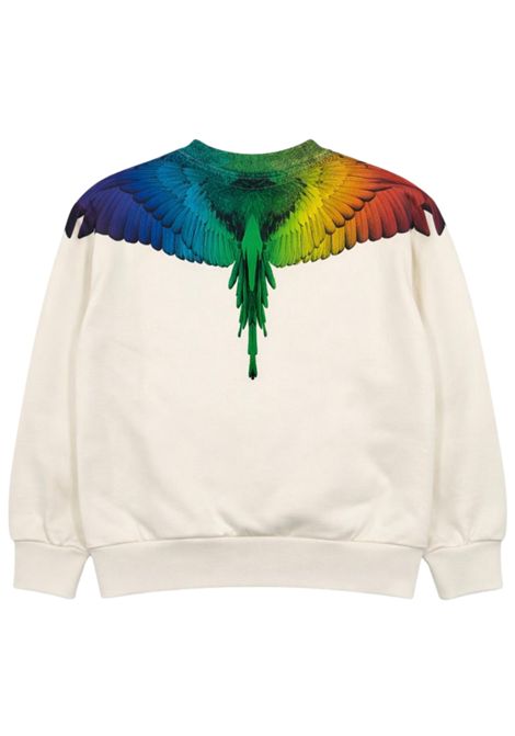 Felpa bambino bianca in cotone MARCELO BURLON | BSW031BIANCO