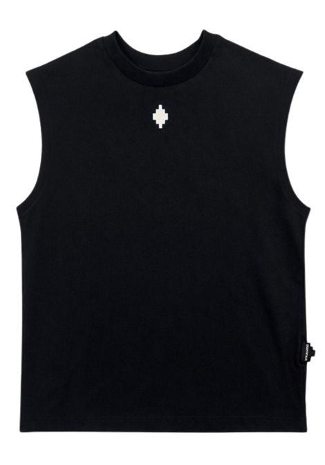 T-shirt unisex nera in cotone MARCELO BURLON | BTH007NERO