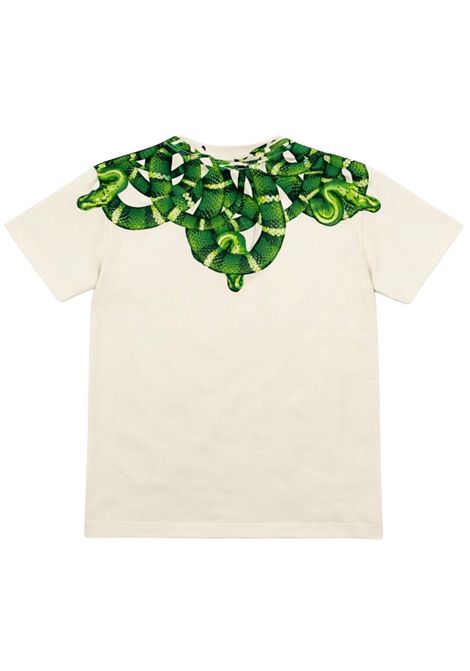 T-shirt bambino bianca in cotone MARCELO BURLON | BTH009BIANCO