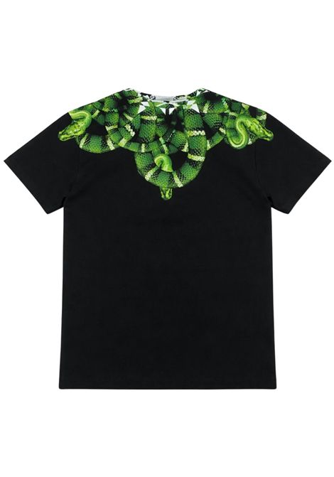 T-shirt bambino nera in cotone MARCELO BURLON | BTH009NERO