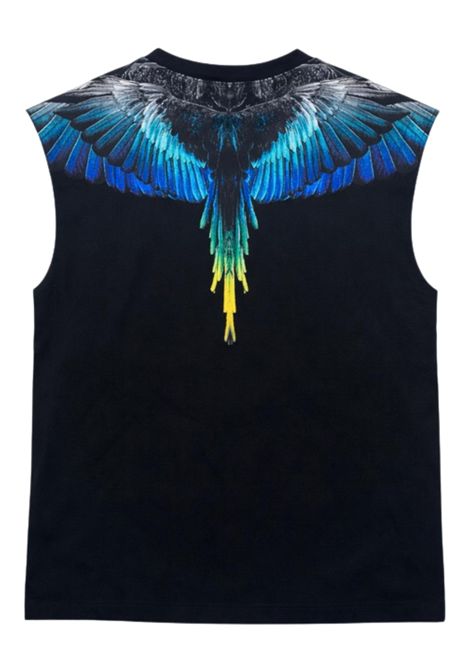 T-shirt bambino nera in cotone MARCELO BURLON | BTH018NERO