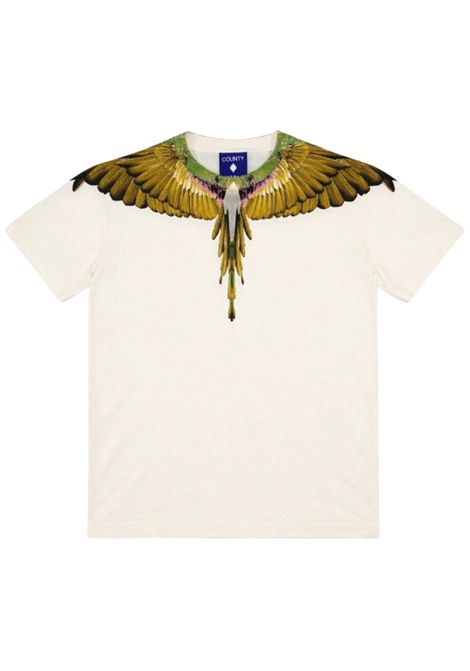 T-shirt bambino bianca in cotone MARCELO BURLON | BTH021BIANCO