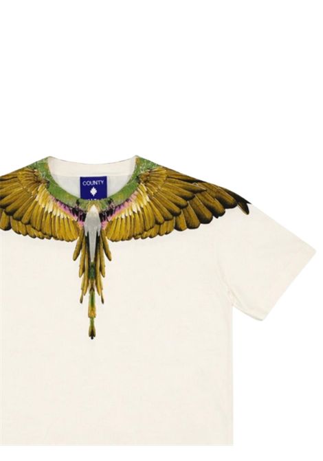 T-shirt bambino bianca in cotone MARCELO BURLON | BTH021BIANCO