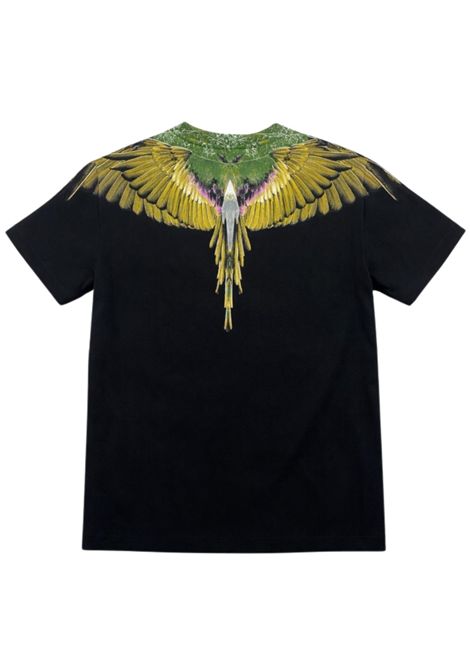 T-shirt bambino nera in cotone MARCELO BURLON | BTH021NERO