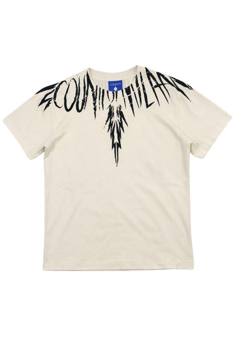 T-shirt bambino bianca in cotone MARCELO BURLON | BTH026BIANCO