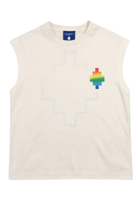 T-shirt unisex bianca in cotone MARCELO BURLON | BTH029BIANCO