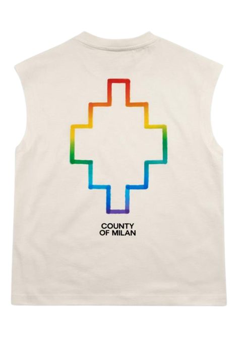 T-shirt unisex bianca in cotone MARCELO BURLON | BTH029BIANCO