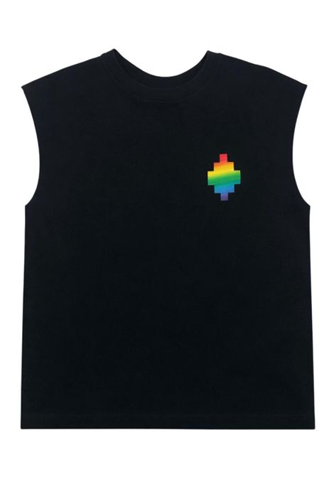 T-shirt unisex nera in cotone MARCELO BURLON | BTH029NERO