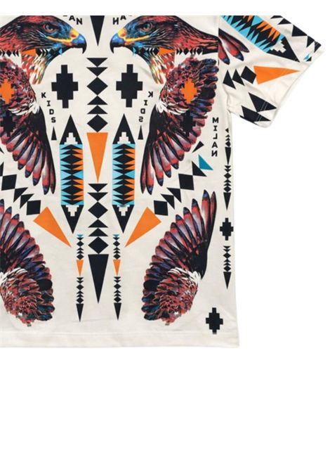 T-shirt bambino bianca in cotone MARCELO BURLON | BTH043BIANCO