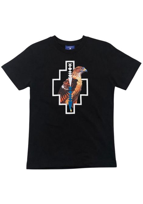 T-shirt bambino nera in cotone MARCELO BURLON | BTH048NERO