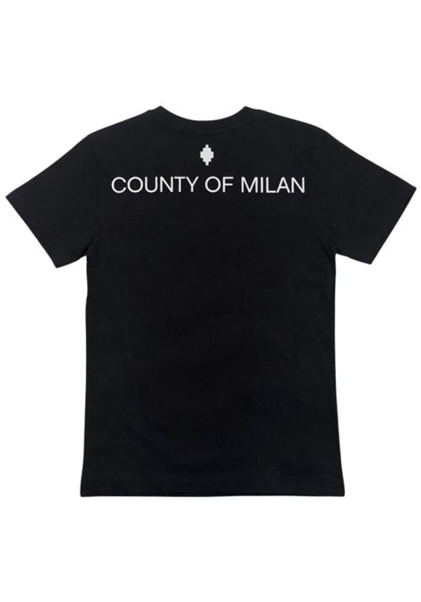 T-shirt bambino nera in cotone MARCELO BURLON | BTH048NERO