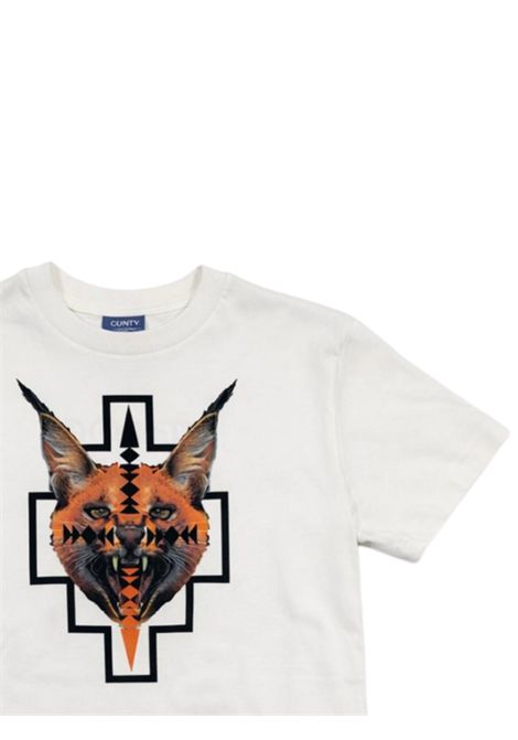 T-shirt bambino bianca in cotone MARCELO BURLON | BTH052BIANCO