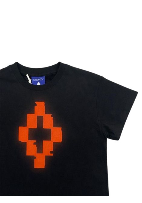 T-shirt bambino nera in cotone MARCELO BURLON | BTH056NERO