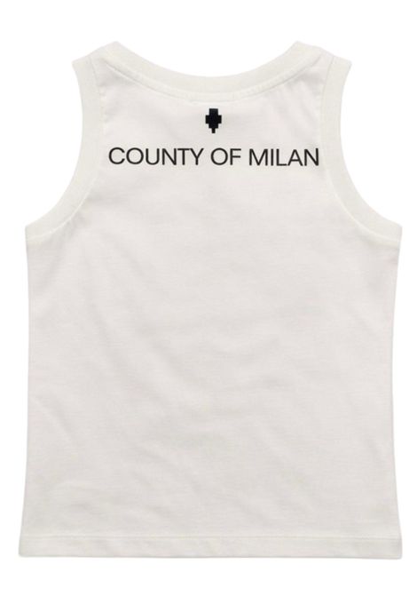 Canotta bambino bianca in cotone MARCELO BURLON | BTO047BIANCO