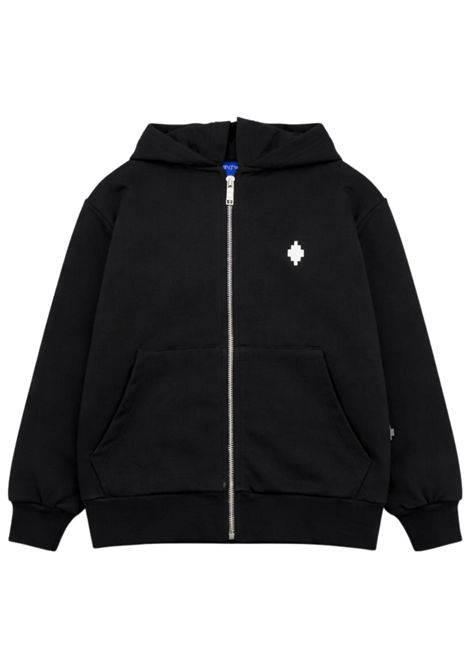 Felpa bambino nera in cotone MARCELO BURLON | BZH006NERO