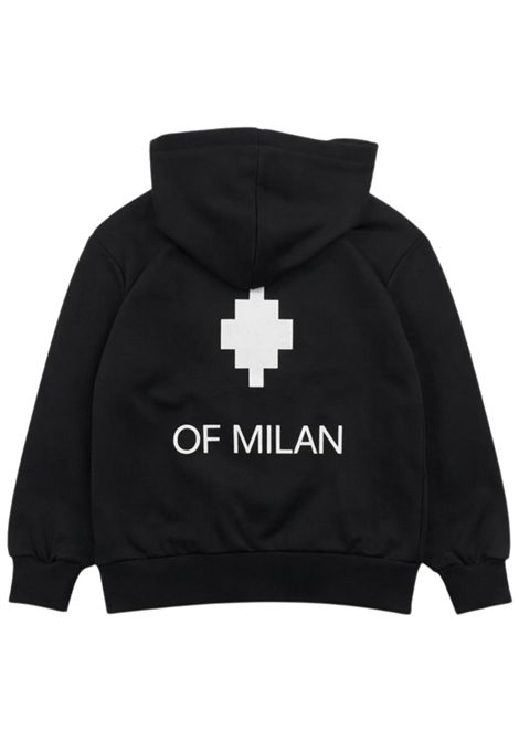Felpa bambino nera in cotone MARCELO BURLON | BZH006NERO