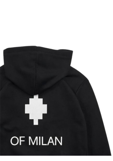 Felpa bambino nera in cotone MARCELO BURLON | BZH006NERO