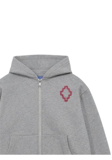 Felpa bambino grigia in cotone MARCELO BURLON | BZH040GRIGIO