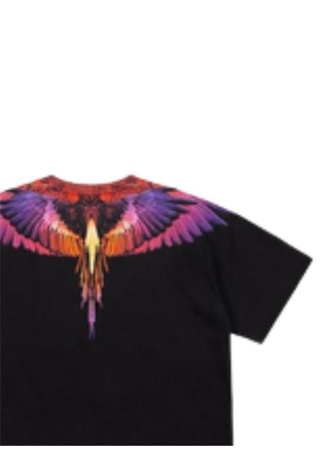 Abito bambina nero in cotone MARCELO BURLON | GDR080NERO