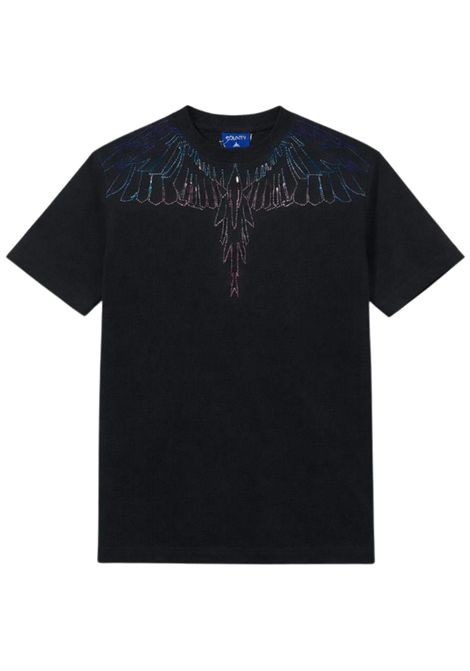Abito bambina nero in cotone MARCELO BURLON | GDR112NERO