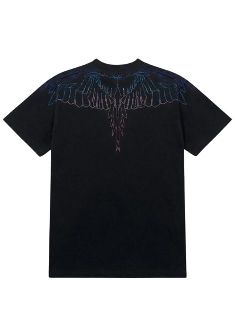 Abito bambina nero in cotone MARCELO BURLON | GDR112NERO