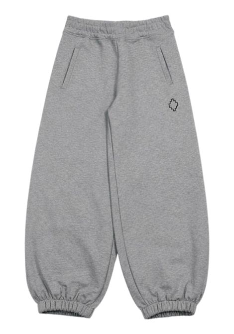 Girls' grey cotton trousers MARCELO BURLON | GFP067GRIGIO
