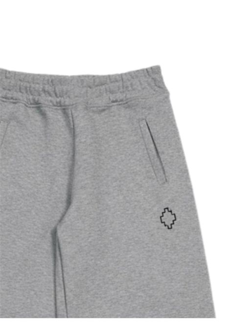 Girls' grey cotton trousers MARCELO BURLON | GFP067GRIGIO