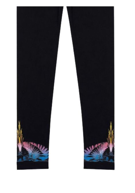 Leggins bambina nero in cotone MARCELO BURLON | GLG069NERO