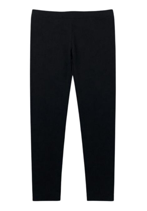 Black cotton leggings for girls MARCELO BURLON | GLG116NERO