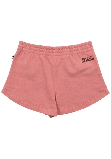 Shorts bambina rosa in cotone MARCELO BURLON | GSH064ROSA