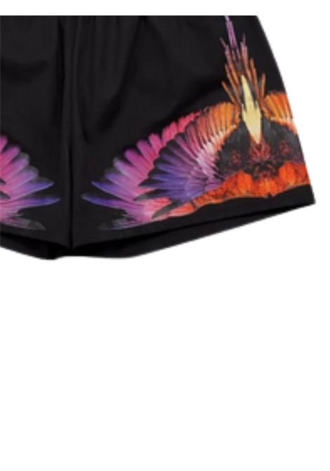 Shorts bambina nero in cotone MARCELO BURLON | GSH082NERO