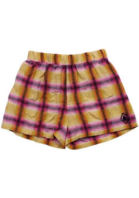 Shorts bambina in misto cotone MARCELO BURLON | GSH089MULTICOLOR