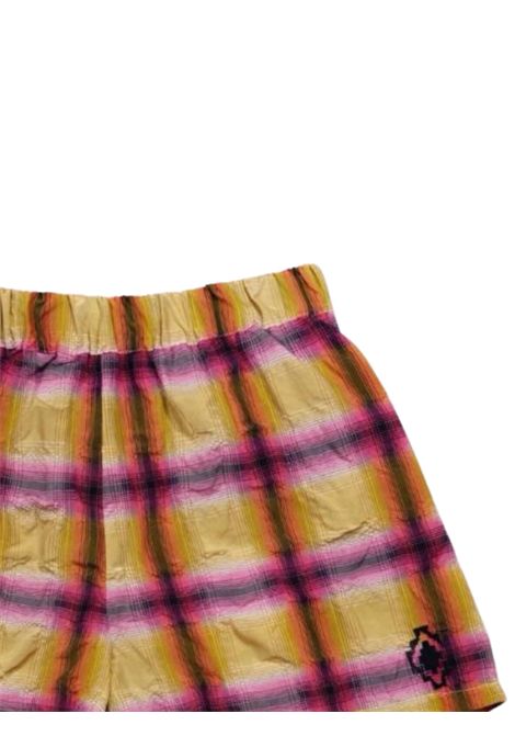 Shorts bambina in misto cotone MARCELO BURLON | GSH089MULTICOLOR
