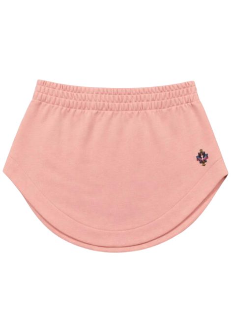 Gonna bambina rosa in cotone MARCELO BURLON | GSK077ROSA