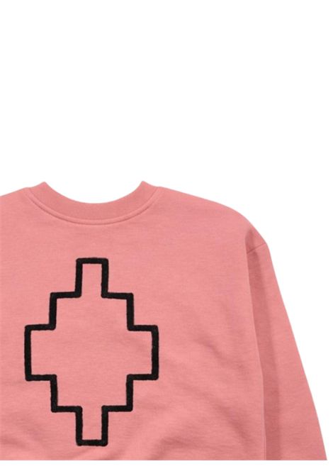 Felpa bambina rosa in cotone MARCELO BURLON | GSW065ROSA